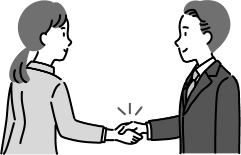 握手している人